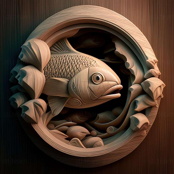 3D model Telescope fish fish (STL)